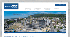 Desktop Screenshot of bergerbau.ch